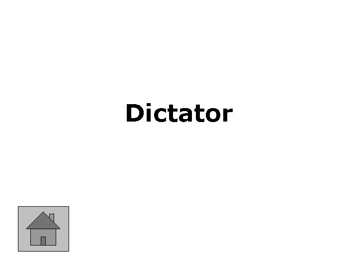 Dictator 