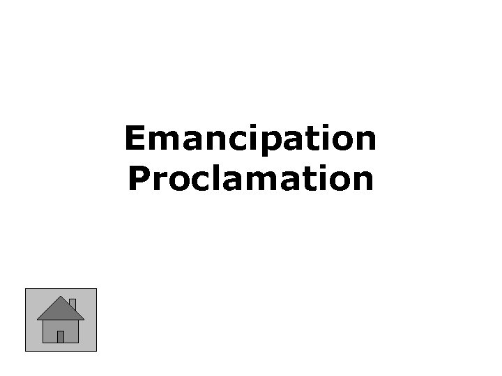 Emancipation Proclamation 