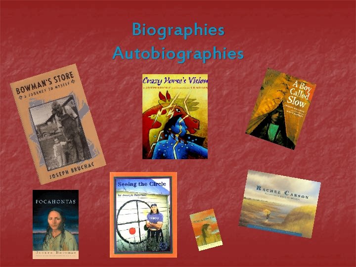 Biographies Autobiographies 