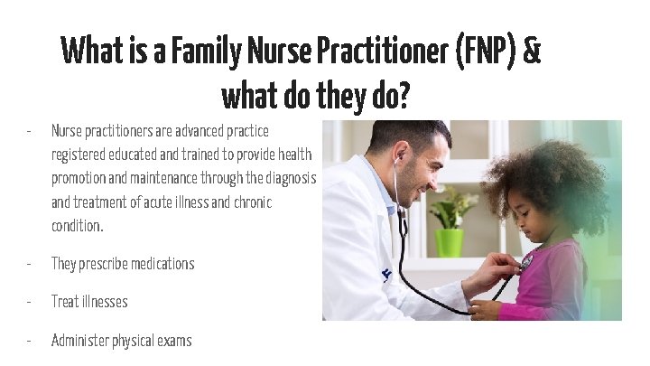 What is a Family Nurse Practitioner (FNP) & what do they do? - Nurse