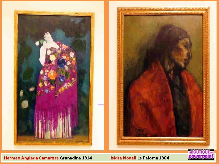 Hermen Anglada Camarasa Granadina 1914 Isidre Nonell La Paloma 1904 