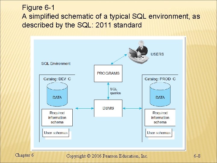 Figure 6 -1 A simplified schematic of a typical SQL environment, as described by