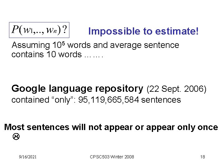 Impossible to estimate! Assuming 105 words and average sentence contains 10 words ……. Google