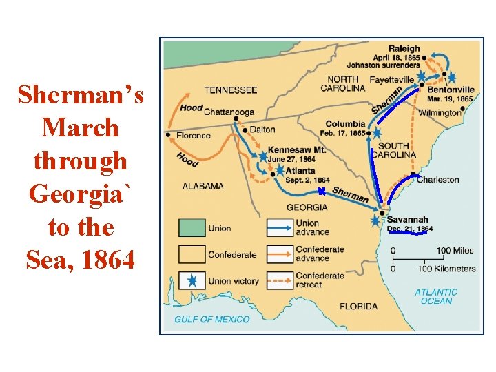 Sherman’s March through Georgia` to the Sea, 1864 