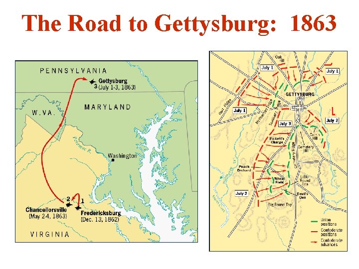 The Road to Gettysburg: 1863 