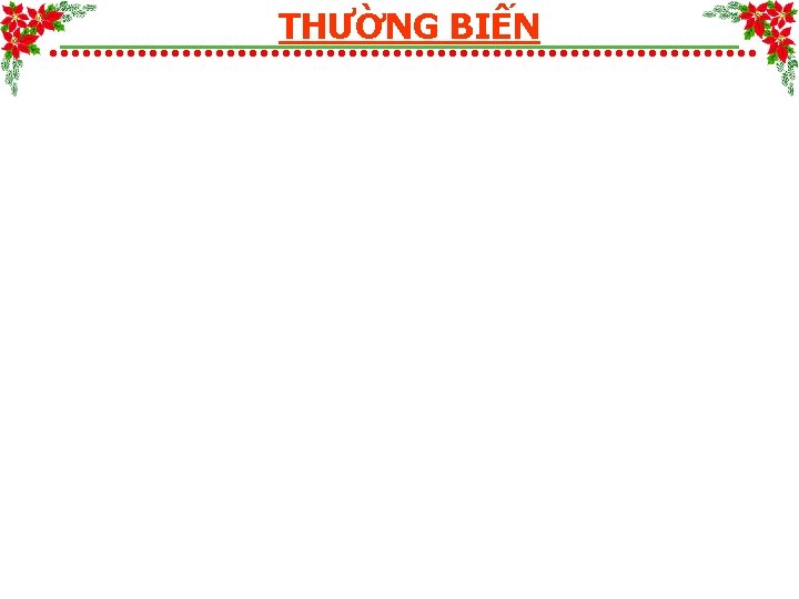 THƯỜNG BIẾN 