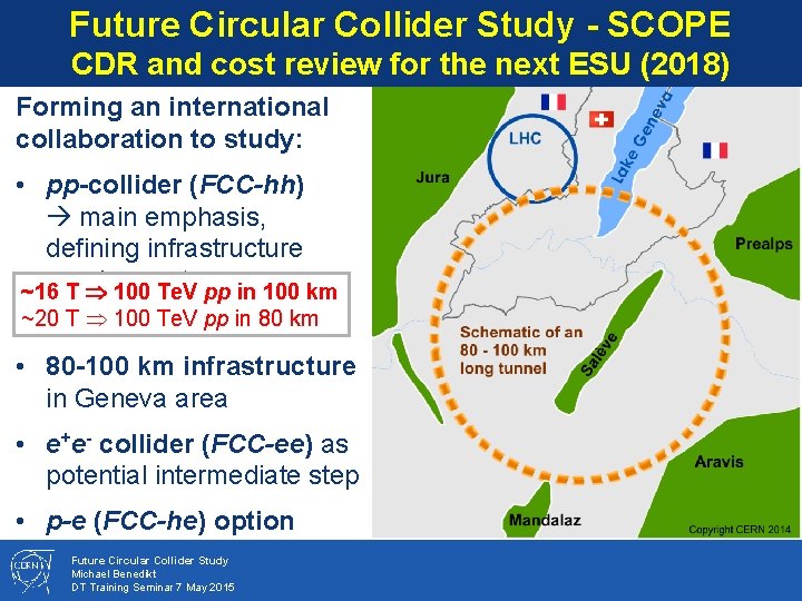 Future Circular Collider Study - SCOPE CDR and cost review for the next ESU