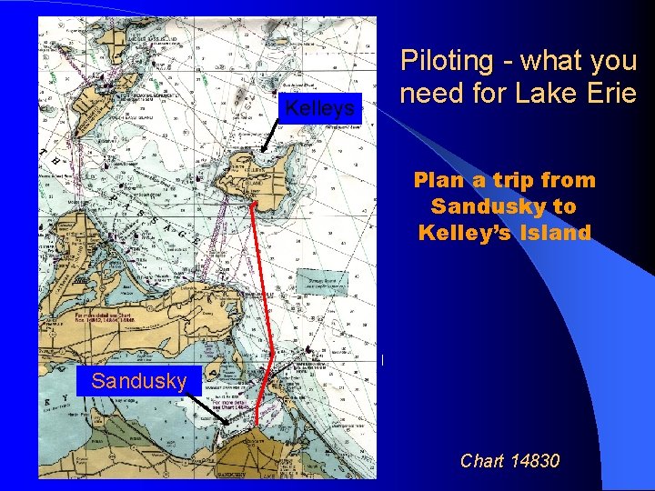 Kelleys Piloting - what you need for Lake Erie Plan a trip from Sandusky