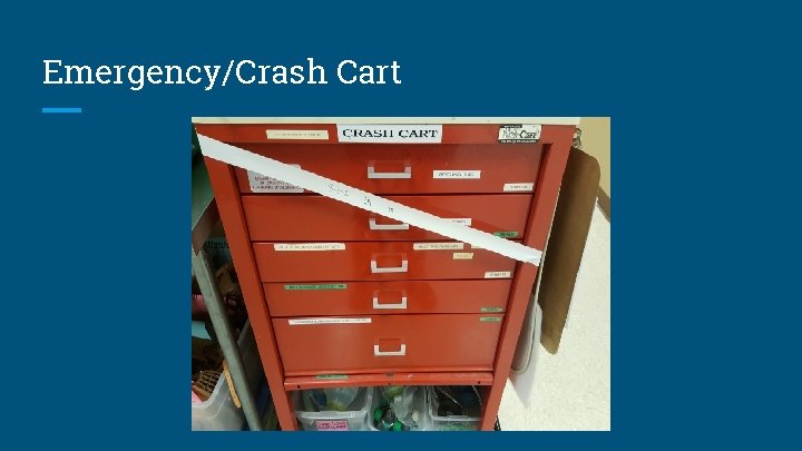 Emergency/Crash Cart 
