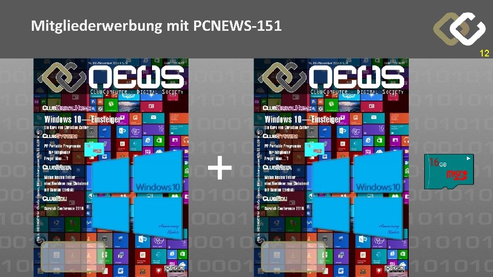 Mitgliederwerbung mit PCNEWS-151 12 + 
