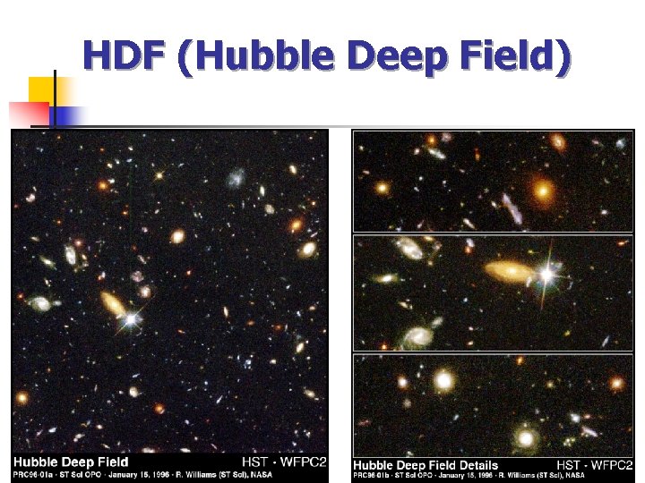 HDF (Hubble Deep Field) 