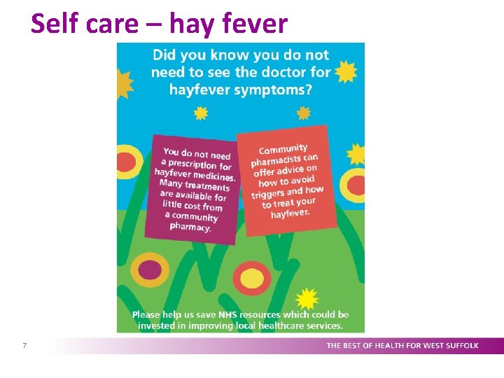 Self care – hay fever 7 