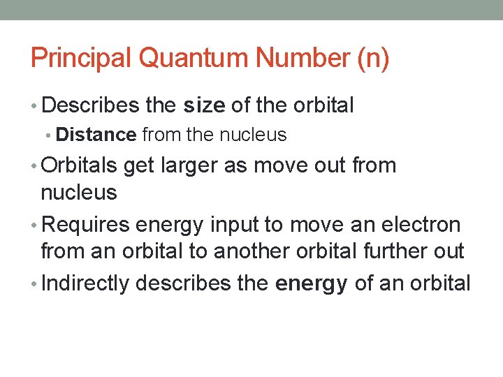 QUANTUM NUMBERS ORBITALS Quantum mechanical model Mathematical equations