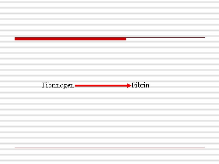 Fibrinogen Fibrin 