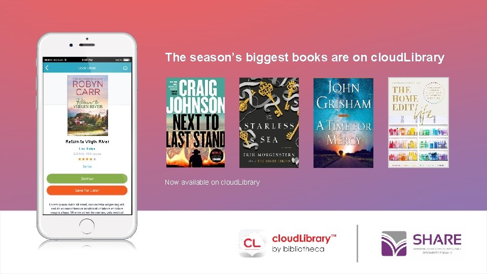 The season’s biggest books are on cloud. Library INSERT BOOK COVER Return to Virgin