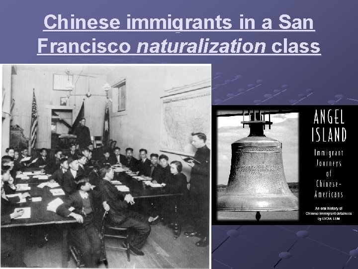 Chinese immigrants in a San Francisco naturalization class 