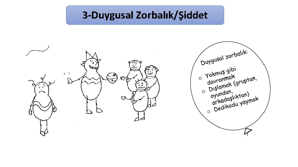 3 -Duygusal Zorbalık/Şiddet 