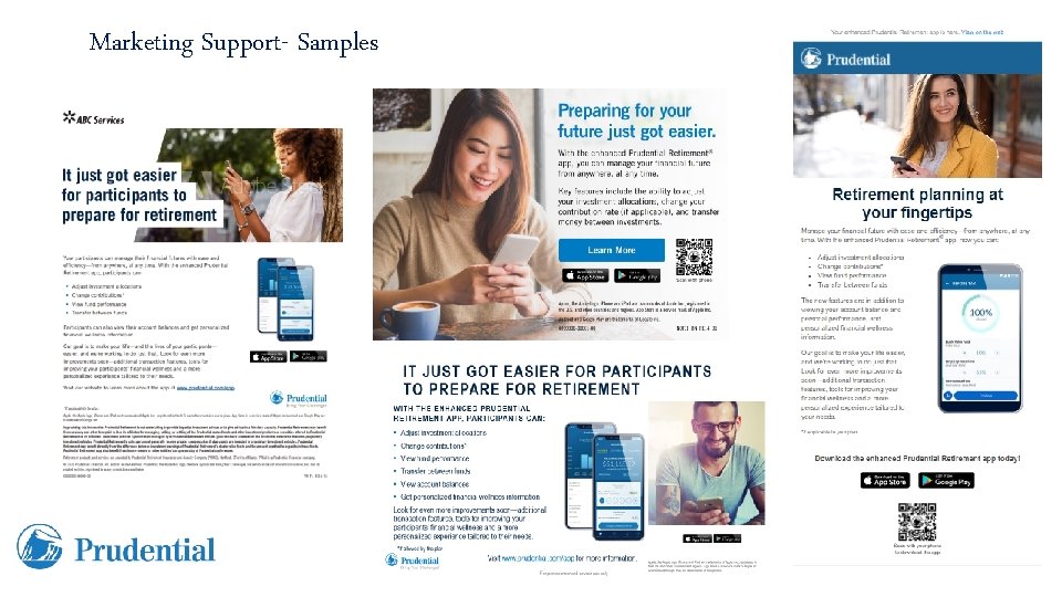Marketing Support- Samples 