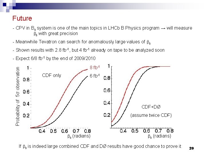 Future - CPV in Bs system is one of the main topics in LHCb