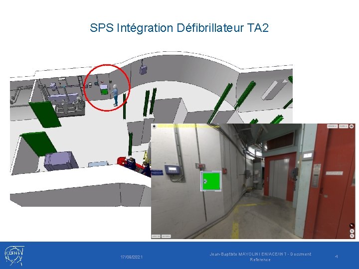 SPS Intégration Défibrillateur TA 2 17/09/2021 Jean-Baptiste MAYOLINI EN/ACE/INT - Document Reference 4 