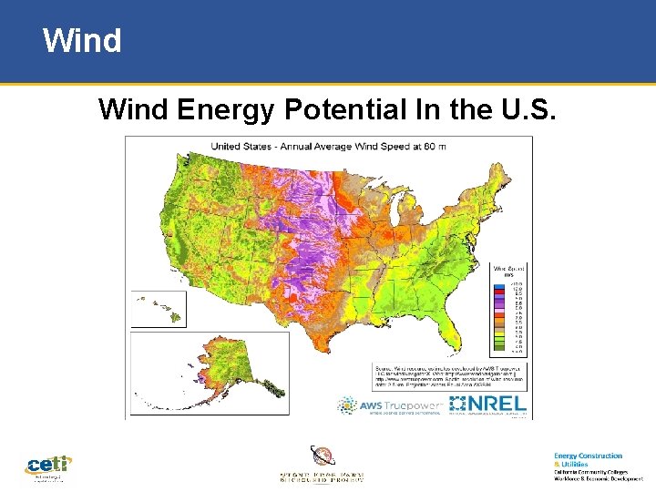 Wind Energy Potential In the U. S. 