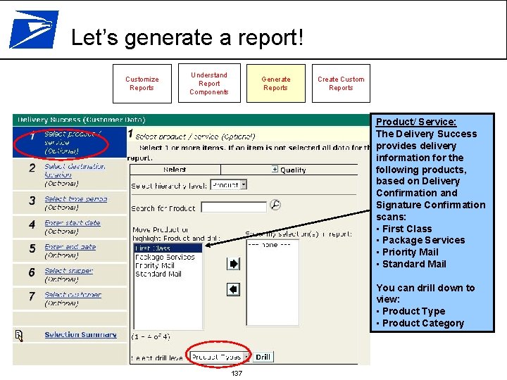 Let’s generate a report! Customize Reports Understand Report Components Generate Reports Create Custom Reports