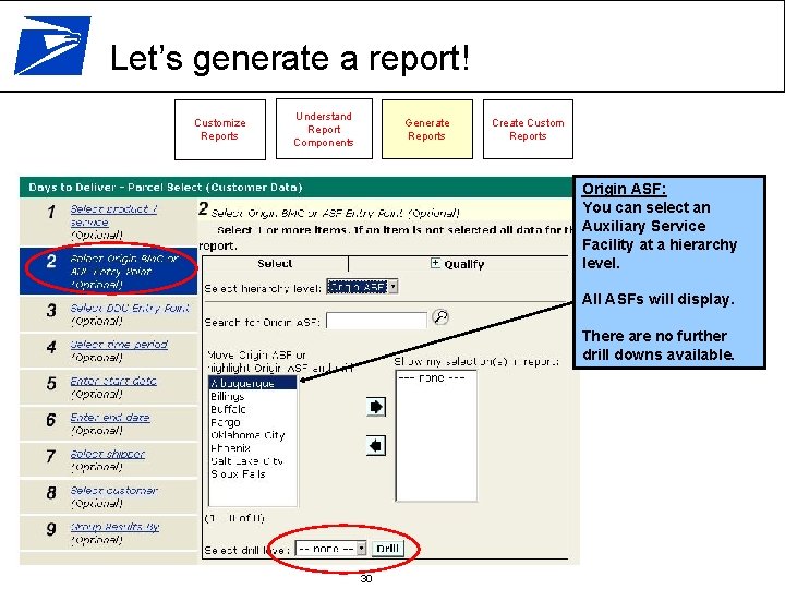 Let’s generate a report! Customize Reports Understand Report Components Generate Reports Create Custom Reports