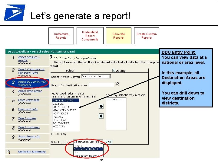 Let’s generate a report! Customize Reports Understand Report Components Generate Reports Create Custom Reports