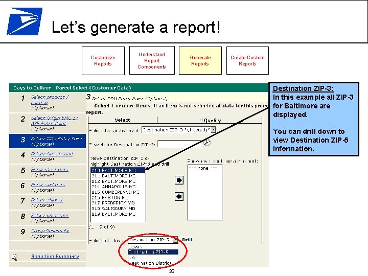 Let’s generate a report! Customize Reports Understand Report Components Generate Reports Create Custom Reports