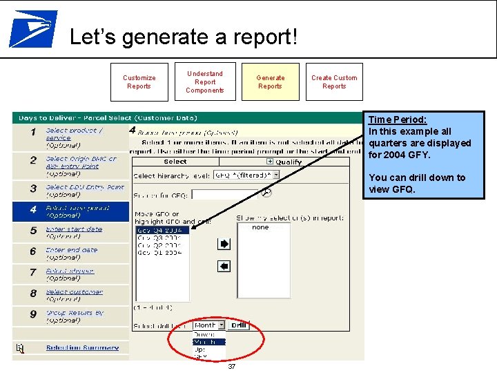 Let’s generate a report! Customize Reports Understand Report Components Generate Reports Create Custom Reports