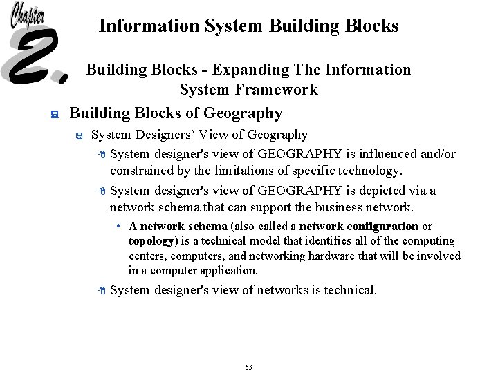 Information System Building Blocks : Building Blocks - Expanding The Information System Framework Building