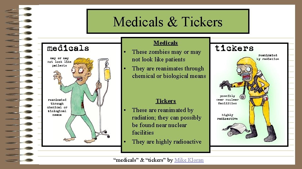 Medicals & Tickers Medicals • These zombies may or may not look like patients