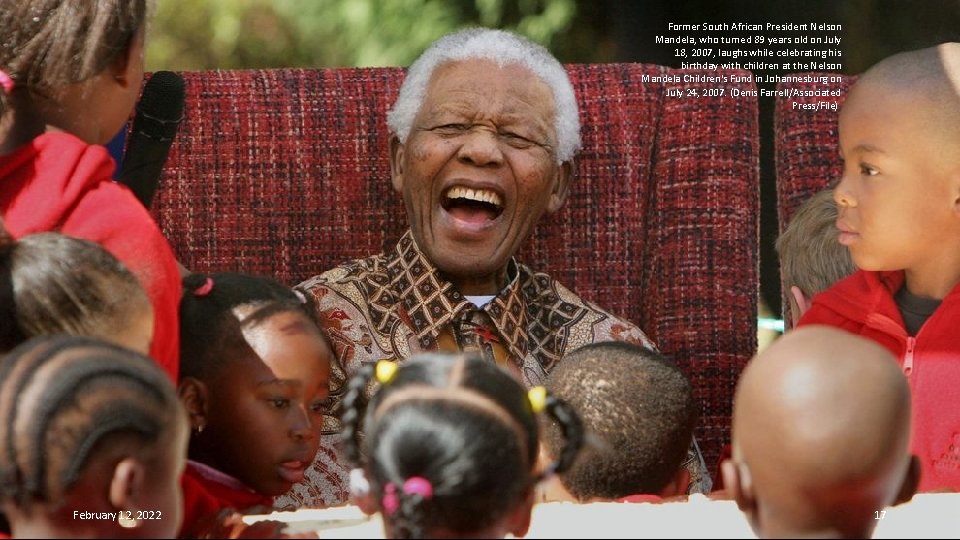 Former South African President Nelson Mandela, who turned 89 years old on July 18,