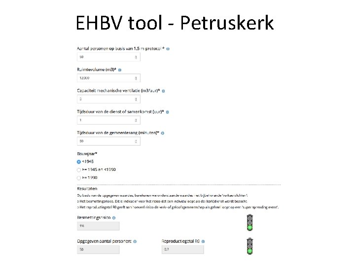 EHBV tool - Petruskerk 