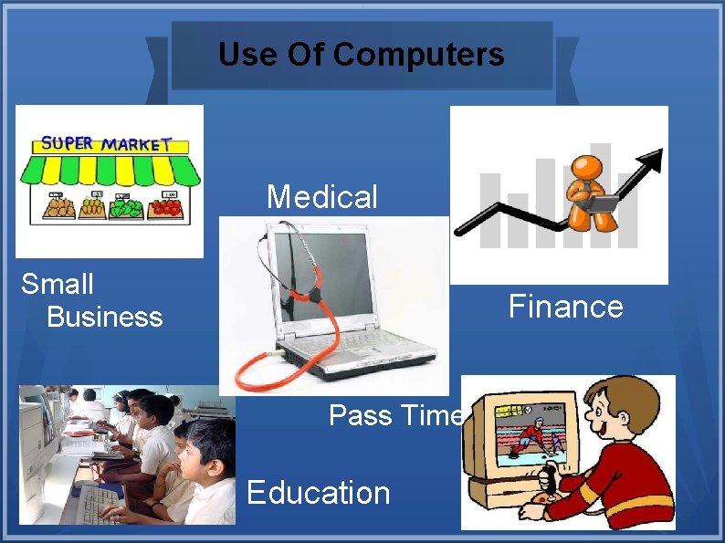 Use Of Computers Medical Small Business Finance Pass Time Education 