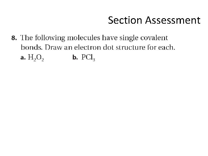for Conceptual Problem 8. 1 Section Assessment 