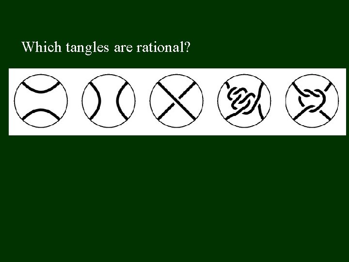 Which tangles are rational? 