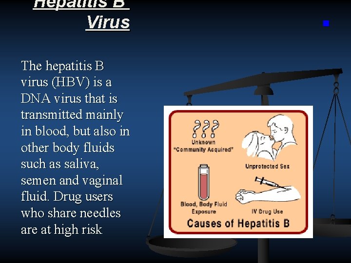 Hepatitis B Virus The hepatitis B virus (HBV) is a DNA virus that is