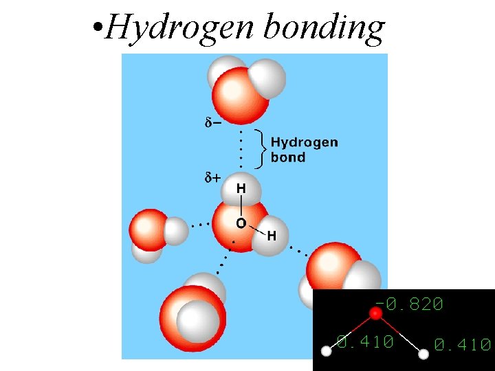  • Hydrogen bonding 3 