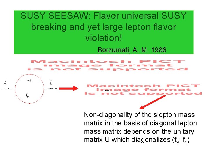 SUSY SEESAW: Flavor universal SUSY breaking and yet large lepton flavor violation! Borzumati, A.