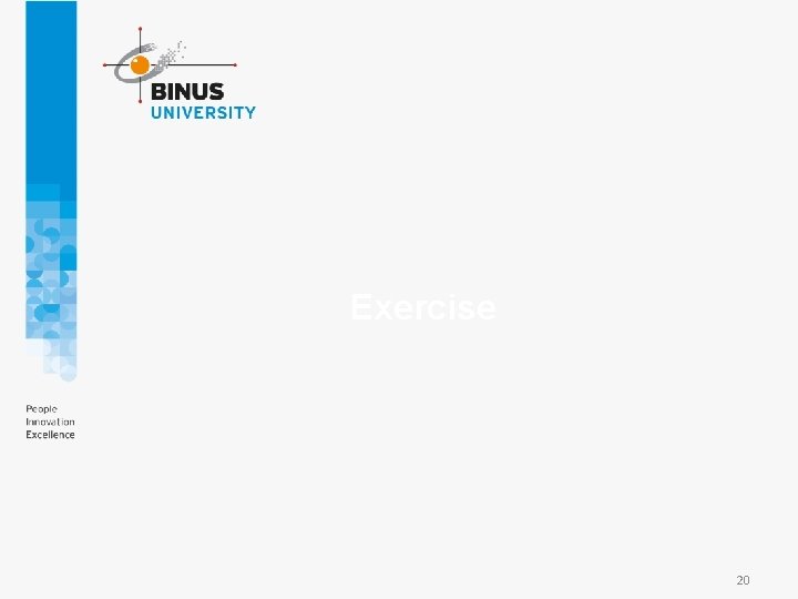 Exercise 20 