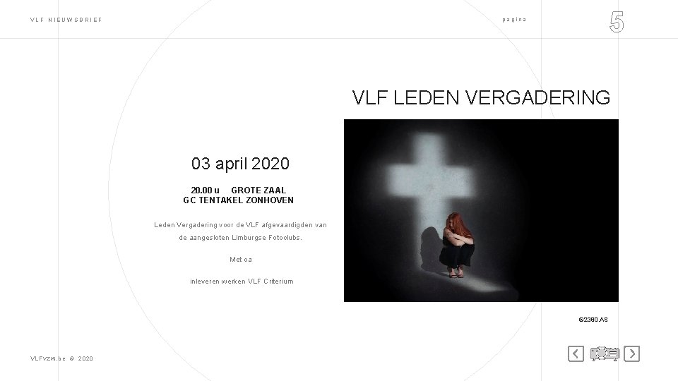 5 pagina VLF NIEUWSBRIEF VLF LEDEN VERGADERING 03 april 2020 20. 00 u GROTE