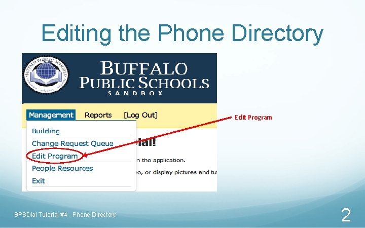 Editing the Phone Directory Edit Program BPSDial Tutorial #4 - Phone Directory 2 
