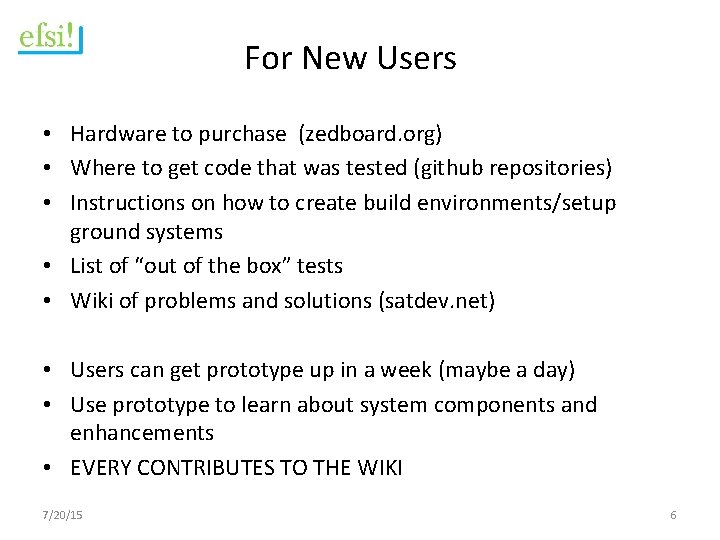 For New Users • Hardware to purchase (zedboard. org) • Where to get code