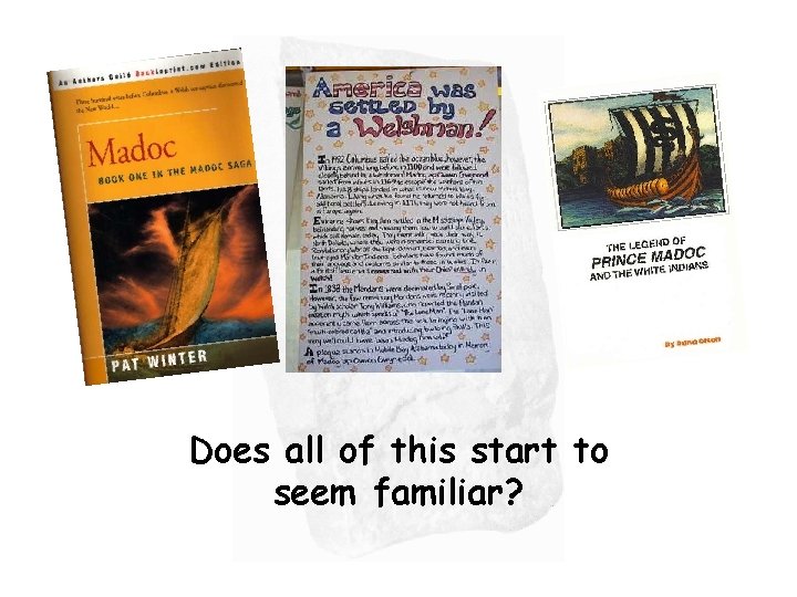 Does all of this start to seem familiar? 