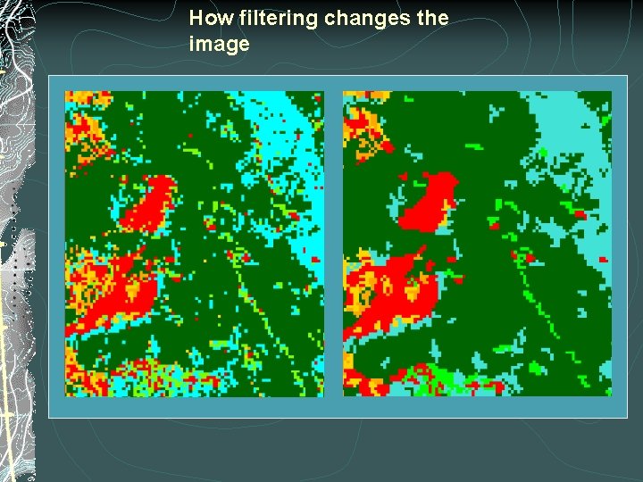 How filtering changes the image 