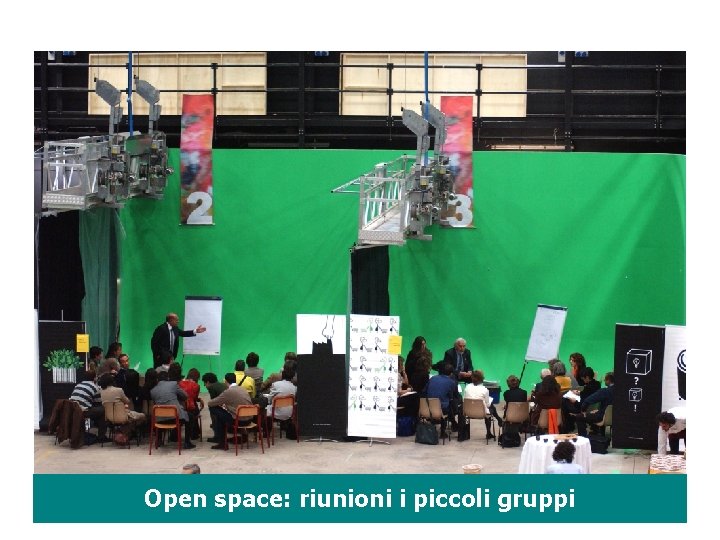 Open space: riunioni i piccoli gruppi 