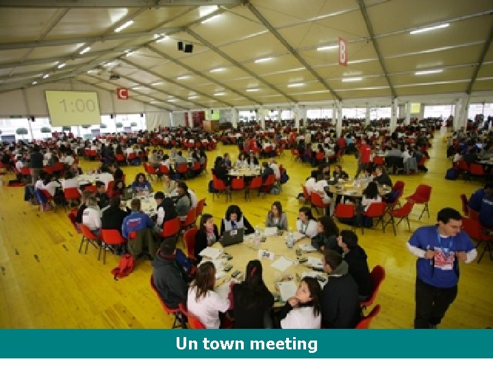 Un town meeting 