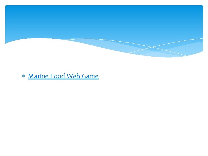  Marine Food Web Game 