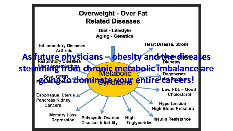 As future physicians – obesity and the diseases stemming from chronic metabolic imbalance are